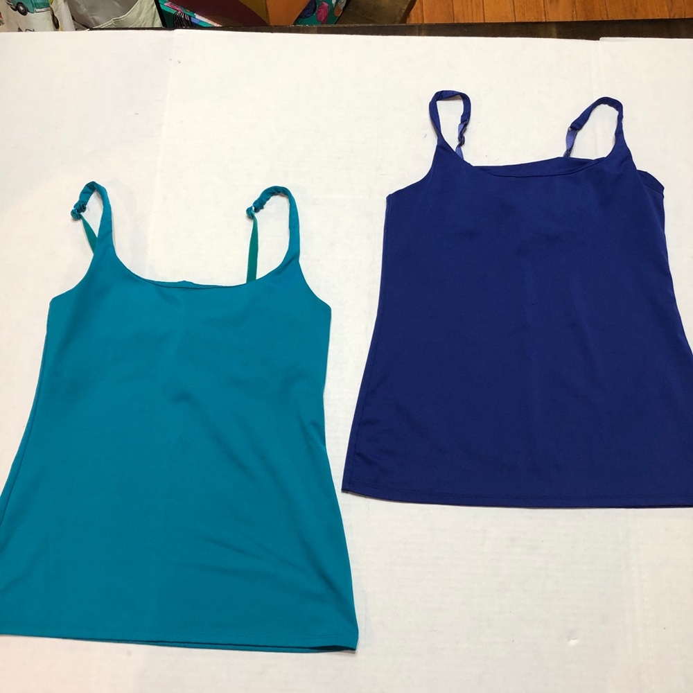 New York & Company Blue Tank Top Bundle - Picture 2 of 4